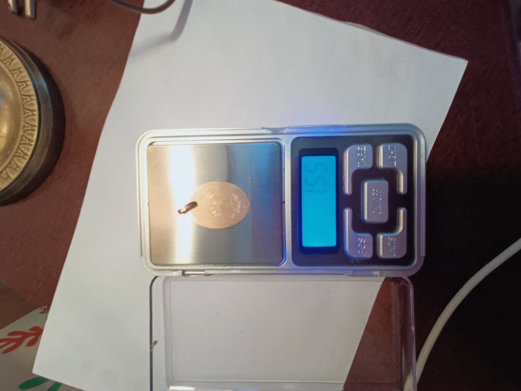 18 καράτια - Κίτρινο χρυσό - Φυλακτό - Medaglia Incisa #2.1