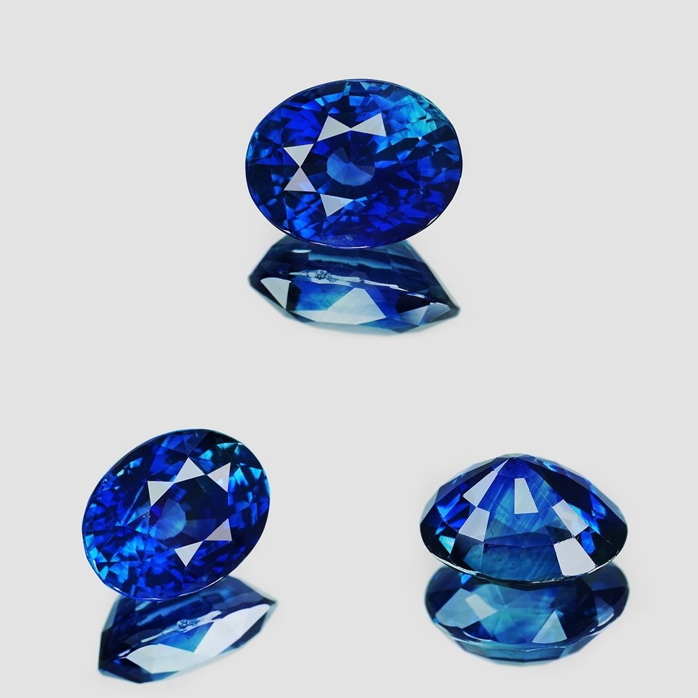 Blå Safir  - 4.60 ct - Lotus Gemology - Basaltrelateret oprindelse #3.2