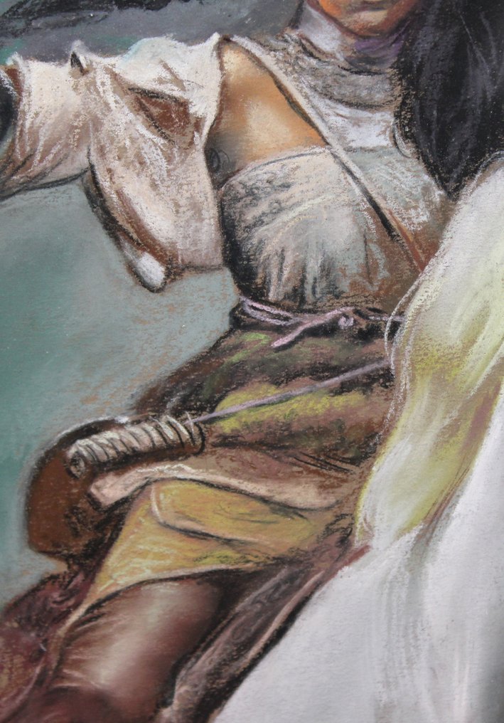 Domingo Alvarez Gomez (1942) - Guerrera a caballo #4.3