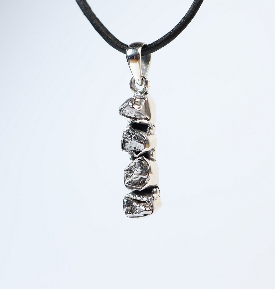 坎波德尔谢洛陨石吊坠 / 新 / 925纯银 - 2.74 g - (1) #2.1