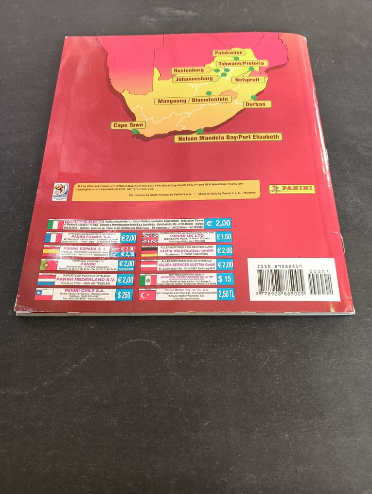 Panini World Cup South Africa 2010 completo con aggiornamenti - 1 Álbum completo - Excelente (EX) #1.0