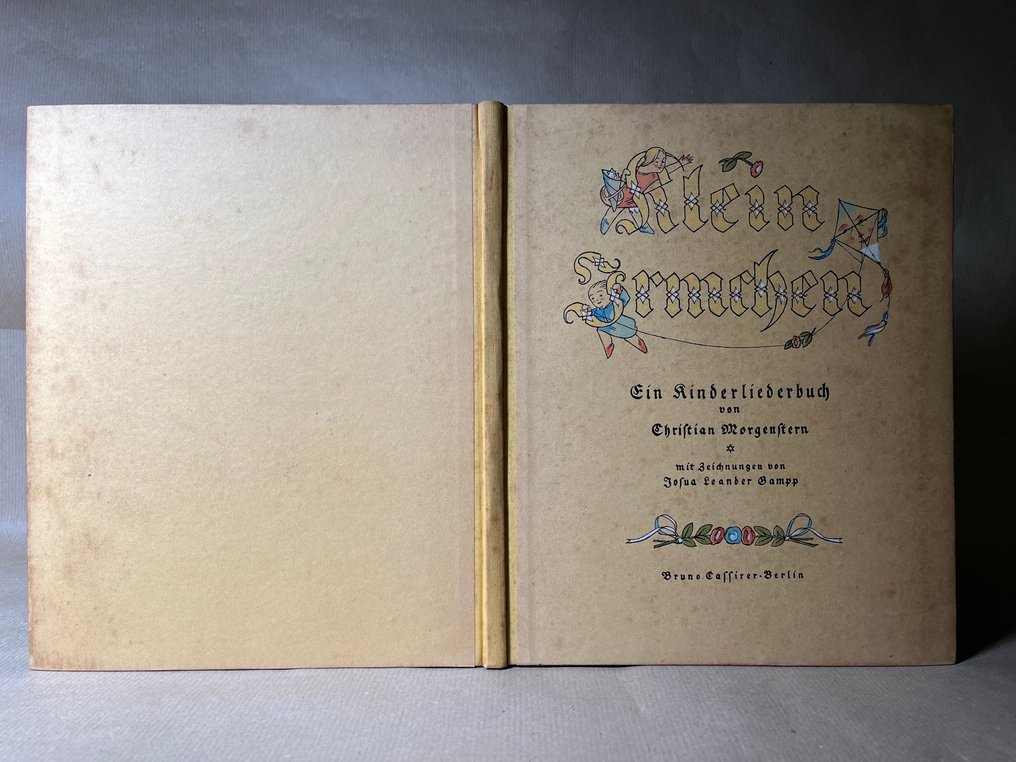 Christian Morgenstern / Josua Leander Gampp (illustrations) - Klein Irmchen. Ein Kinderliederbuch von Christian Morgenstern und Josua Leander Gampp. - 1931 #2.1