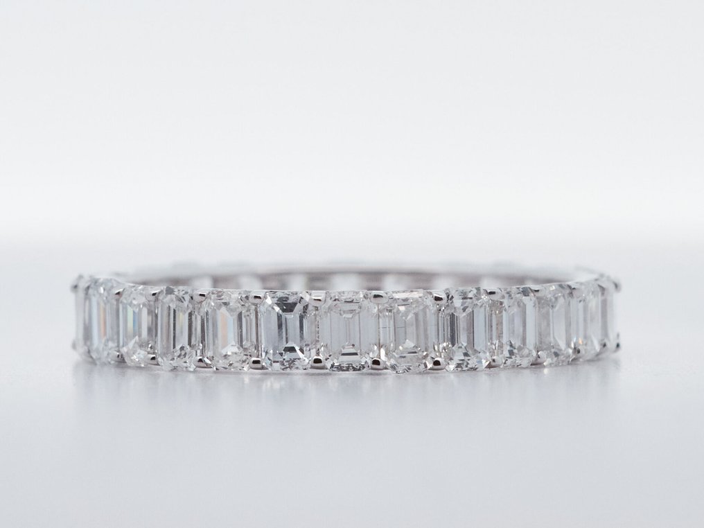 χωρίς τιμή ασφαλείας - Δαχτυλίδι - 14 καράτια Λευκός χρυσός -  2.63ct. tw. Διαμάντι (Εργαστηριακής καλλιέργειας) #4.3