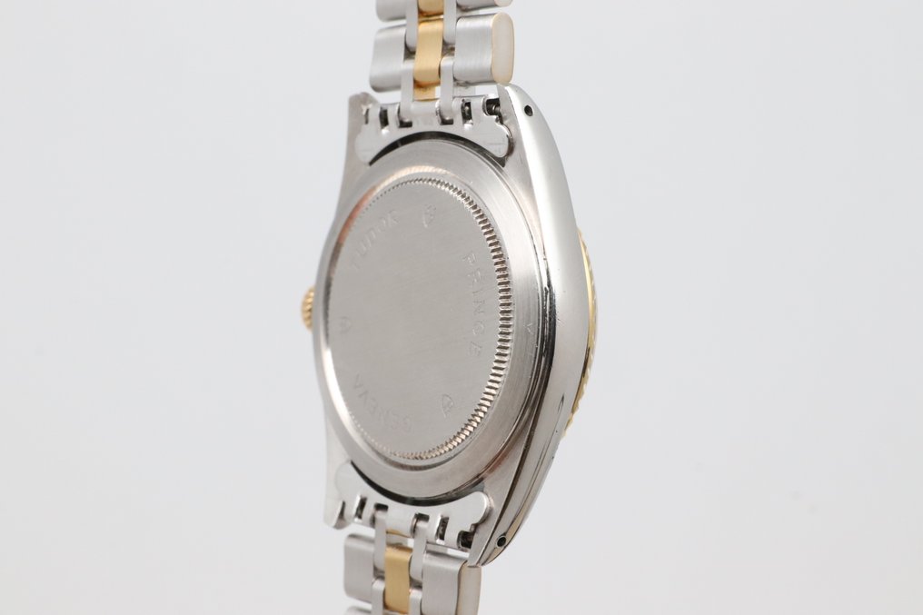 Tudor - Prince Date+Day - Zonder minimumprijs - 76213 | Gold Dial With Diamond Settings - Heren - 2000-2010  #3.2