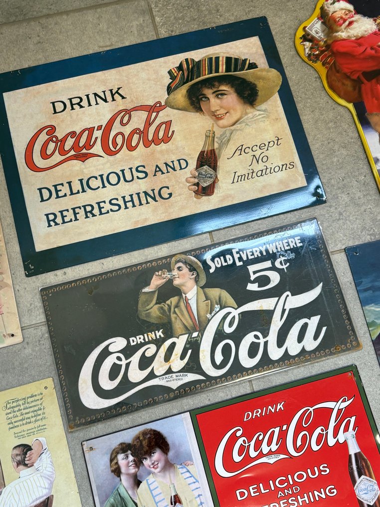 Coca-Cola - Plaques Coca Cola - Placa (18) - Metal #3.2