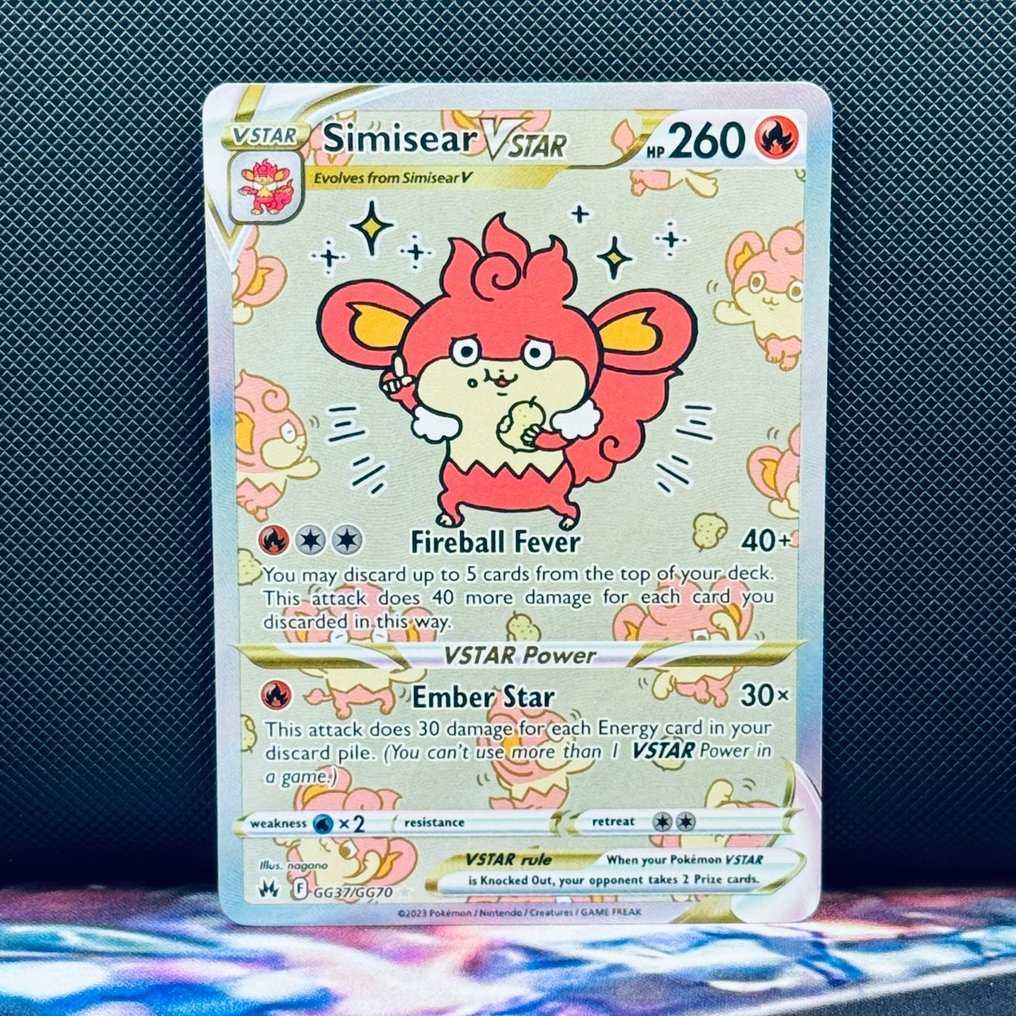 Pokémon Card - Simisear GG37 - Pokémon #1.0