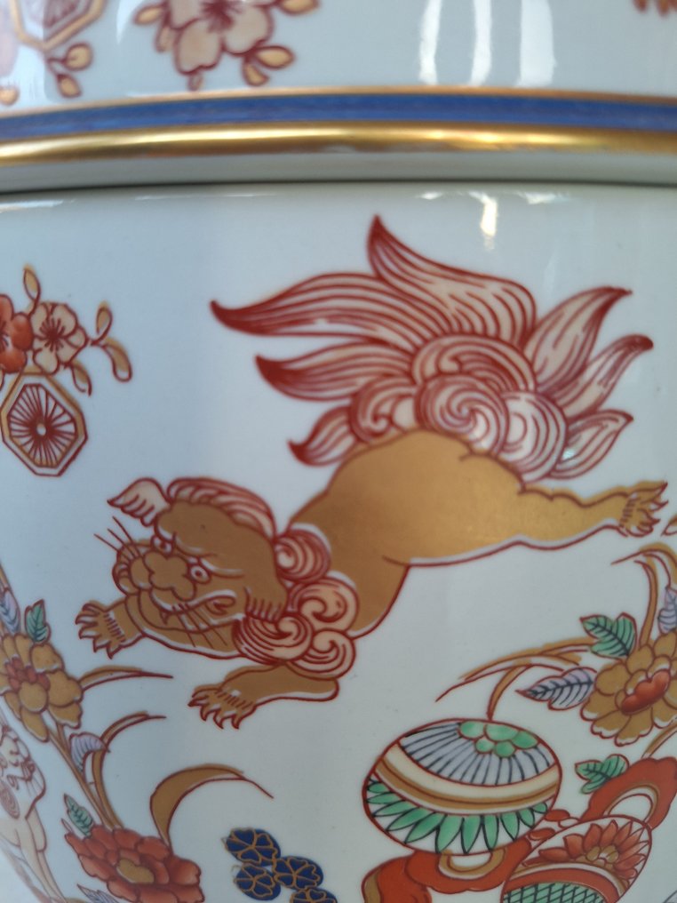 Vista Allegre - Lidded vase  - Porcelain - Glass with lid and dish #4.3