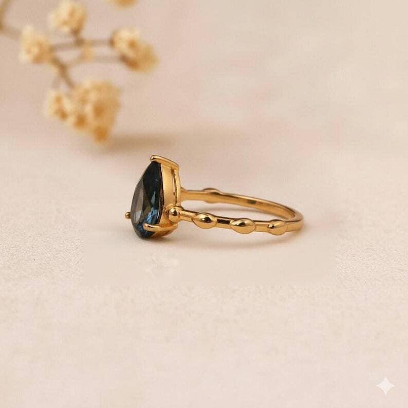 沒有保留價 - 訂婚戒指 銀 - 2.00ct. tw. 黃玉 - 复古黄玉戒指 #3.2