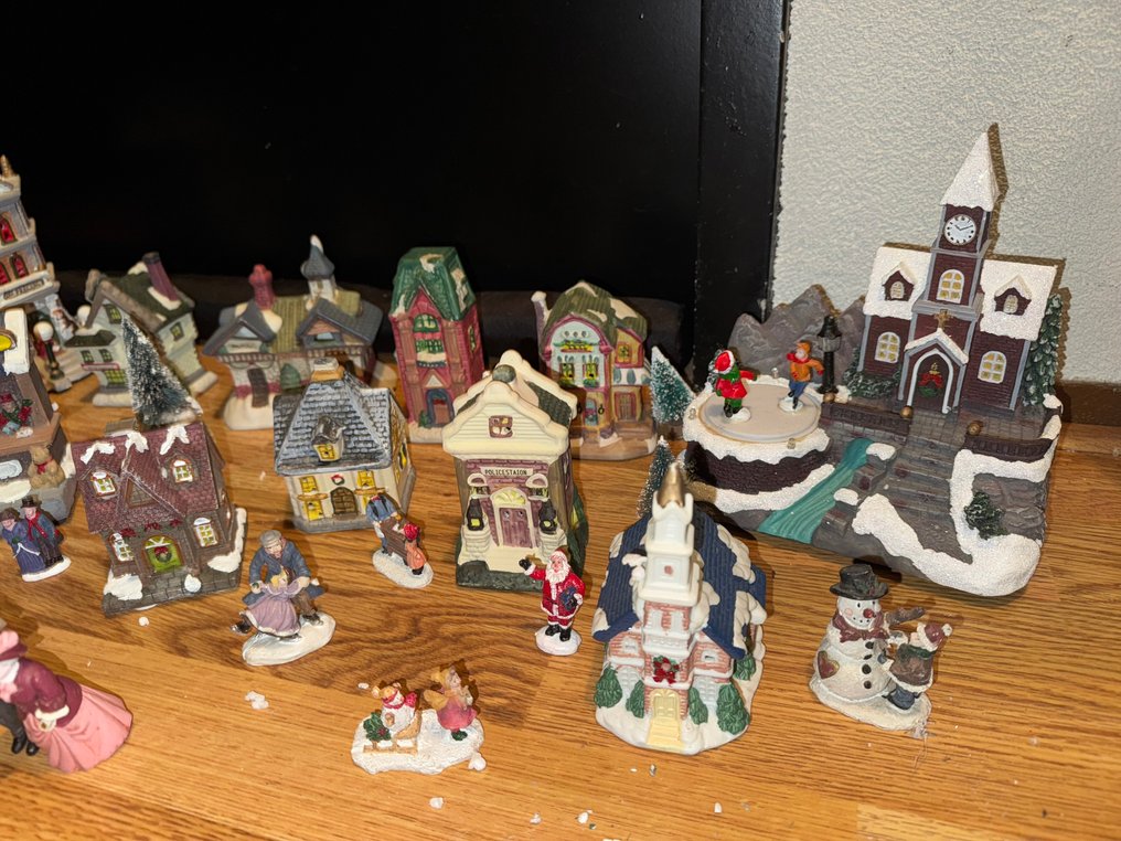 Julepynt - Stein - Julelandsby julehus #3.2