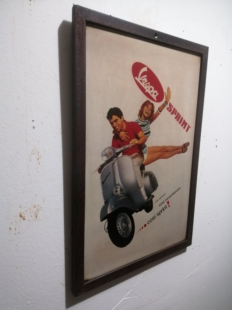 Piaggio - Vespa广告牌 - Vespa - 廣告牌 - 1980 - 金屬 #2.1