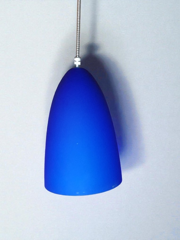 Nemo-Cassina - L. Agnoletto e M. Rusconi - Κρεμαστό φωτιστικό - Ganimede - Μπλε γυαλί σατιναρισμένο #2.1