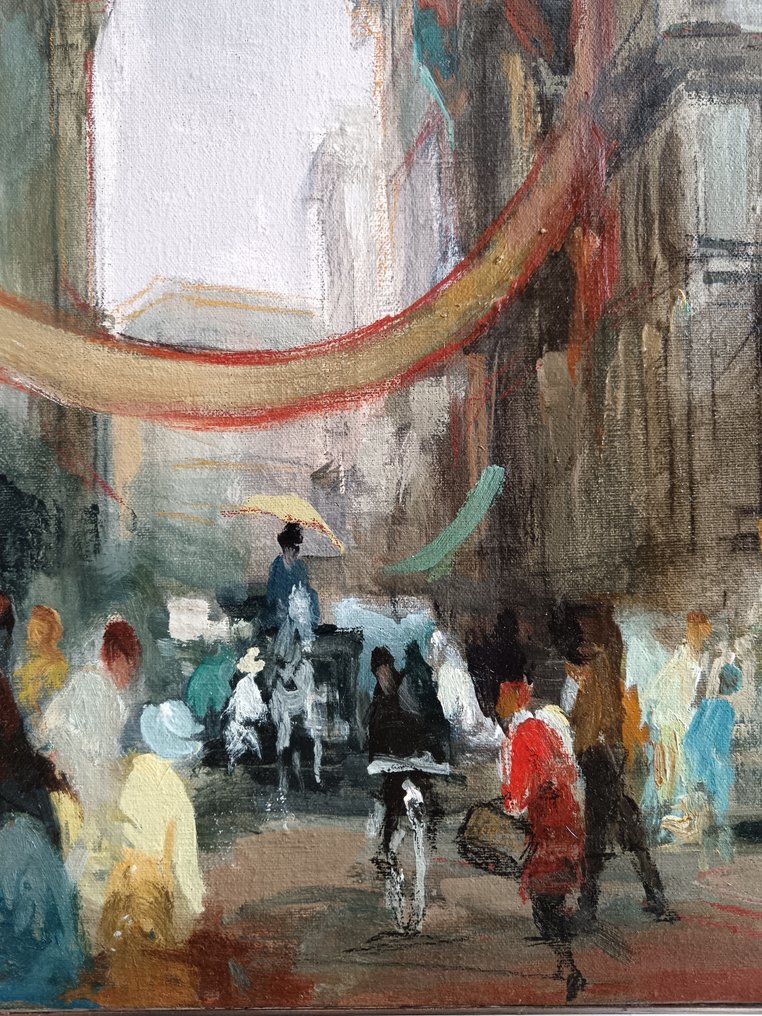 Dino Rossi (1904-1982) - Scorcio di città #4.3