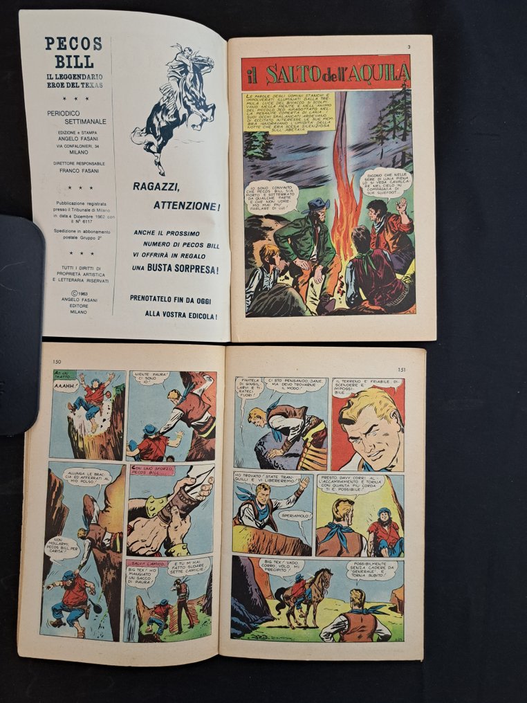 Gli Albi di Pecos Bill Fasani Completa e Figurine Sagomate SEPIM - 54 Comic - First edition #2.1