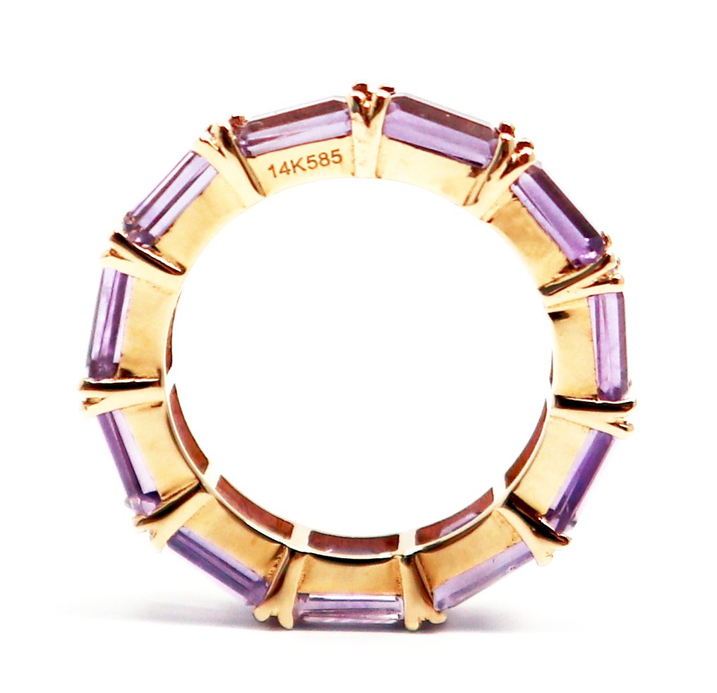 Sans prix de réserve - Bague - 14 carats Or jaune Améthyste #1.0