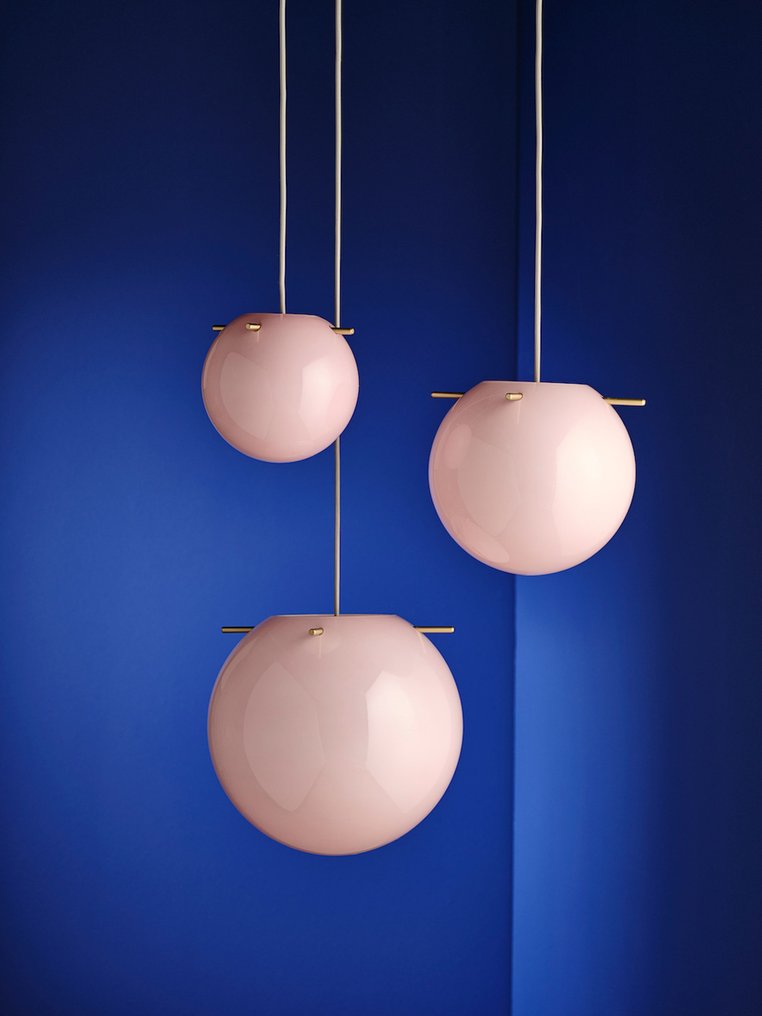 Frandsen - Jonas Birkebæk Poulsen - 掛燈 - 锦鲤吊坠 Ø19 - 玫瑰色 - 金屬, 玻璃 #2.1