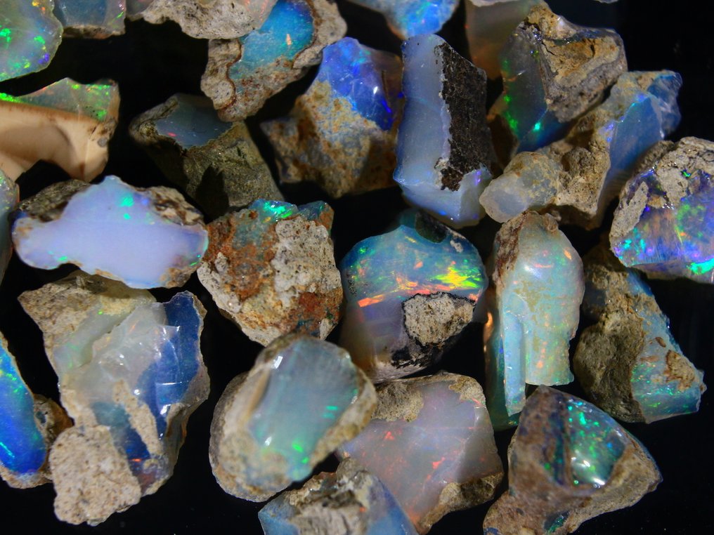 Cts. 51,0 Οπάλες από την Αιθιοπία Τραχύ- 10.2 g #3.2