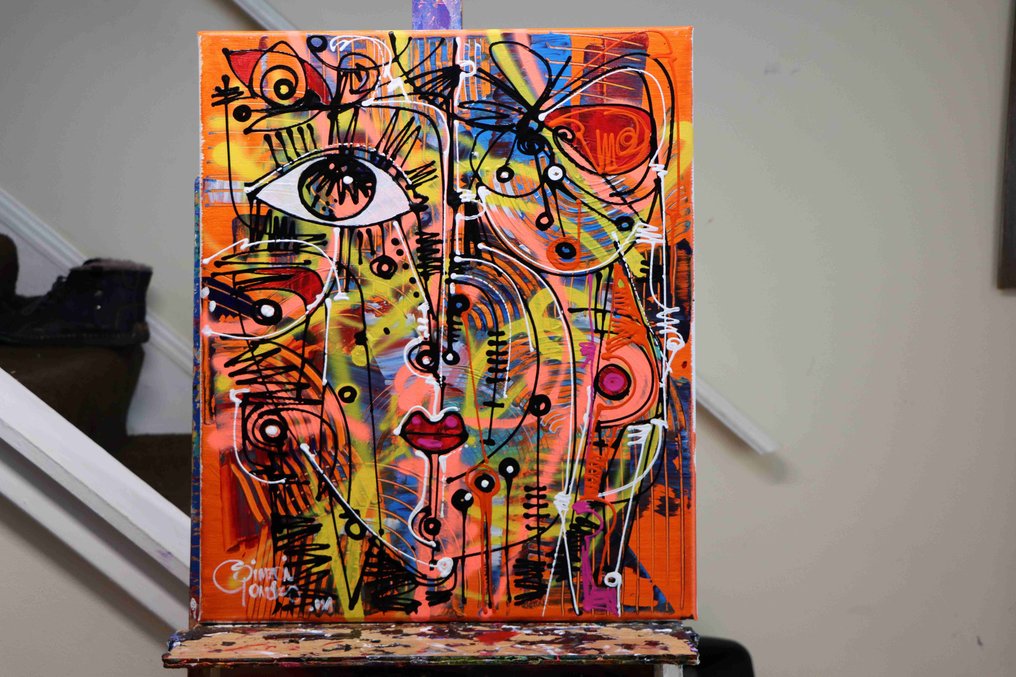 Simeon Gonzales - Mujer con Flores  (NO RESERVE PRICE) #4.3