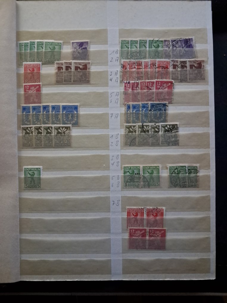 Συμμαχική Κατοχή - Γερμανία (Σοβιετική ζώνη) 1946/1948 - Διπλότυπα βιβλία SBZ και τοπικές εκδόσεις. - ex 1 bis 238, **,* O #2.1