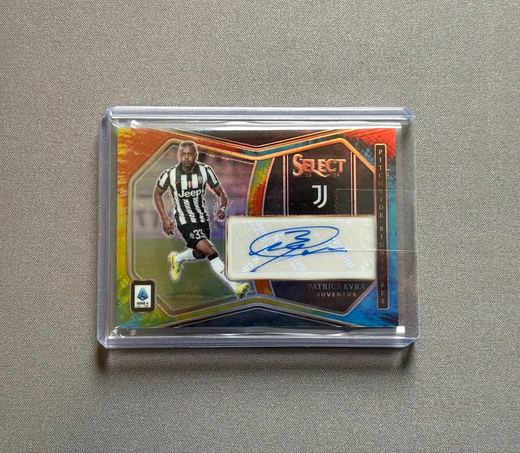 2023/24 Panini Select 3/15 Patrice Evra PS-PE 簽名卡 - 1 Card - 八成新 (NM) #1.0