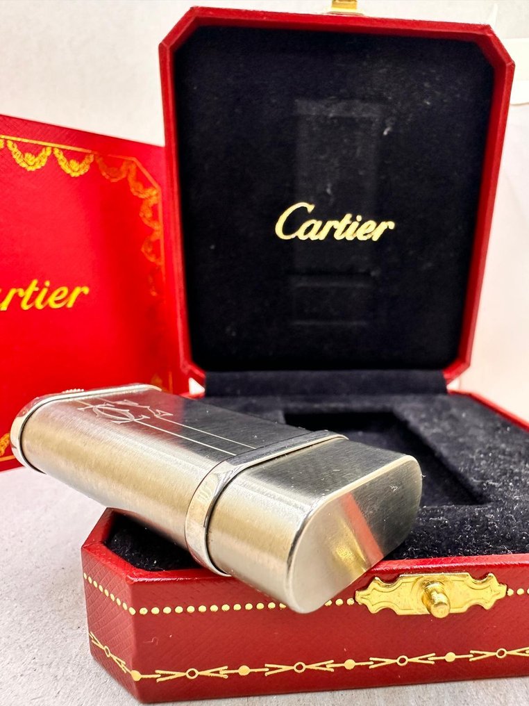 Cartier - pasha lighter - 打火机 - 镀铂金 #4.3