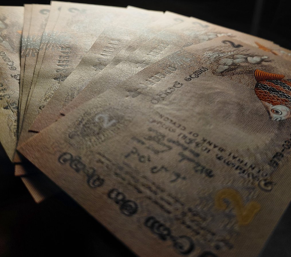 Ceylon. - 10 x 2 Rupees - 1979 - Consecutive - Pick 83  (Nincs minimálár) #2.1