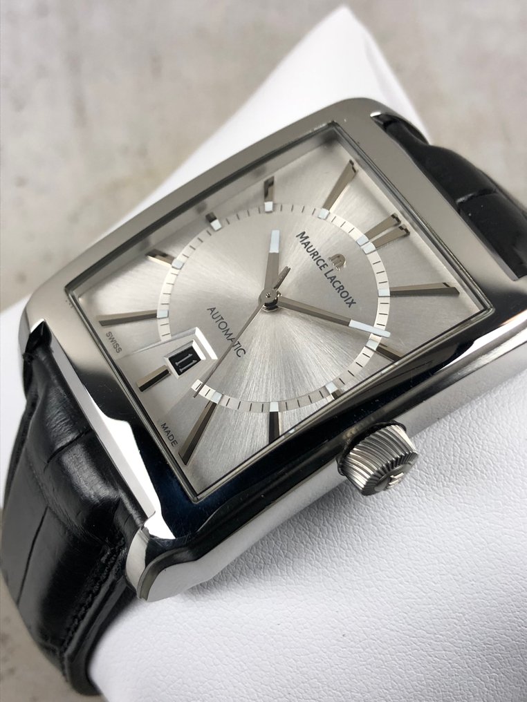 Maurice Lacroix - Pontos Rectangulaire Date XL Automatic - PT6257.SS001.130 - Men - 2010-2020 #1.0