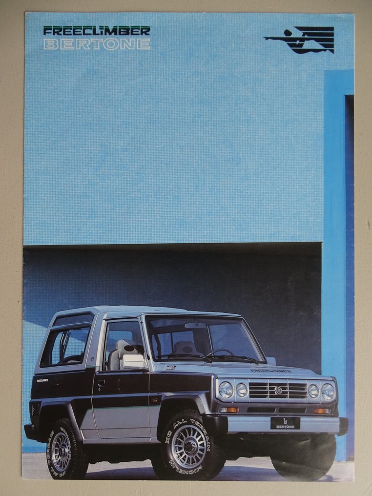 Brochure - Bertone - Freeclimber 2.5 4x4 - 1989 #1.0