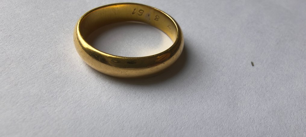 Esküvői gyűrű - 18 kt. Sárga arany #3.2