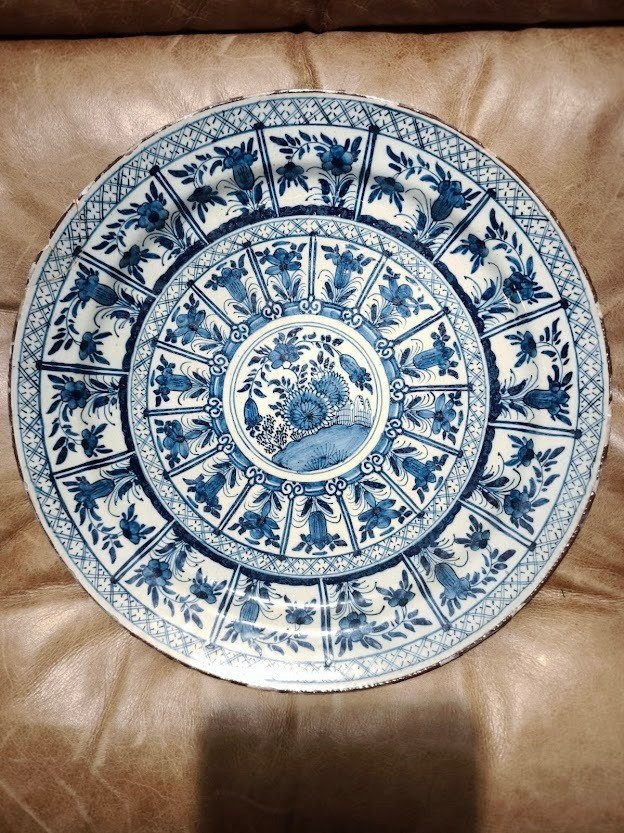 Faïence de Delft - 盘子 - 代夫特陶器 - 蓝色和白色搪瓷 #1.0