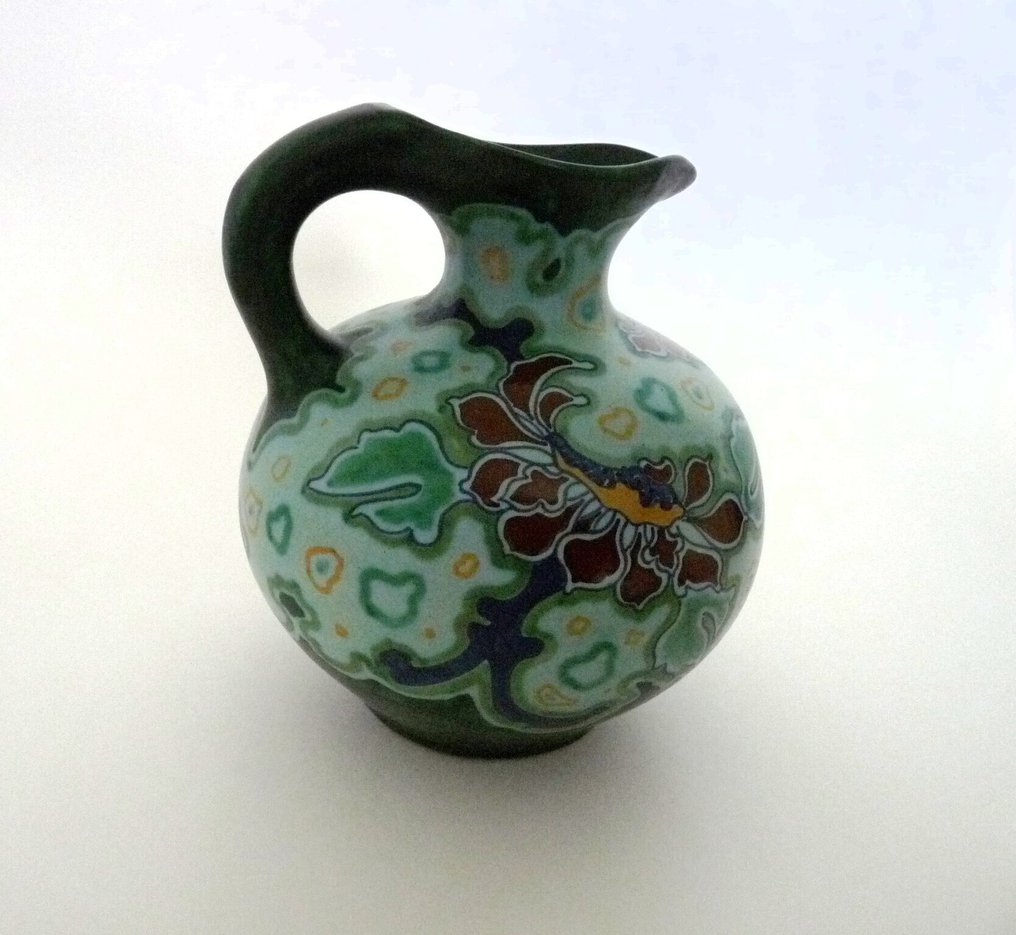 Regina Kunstaardewerkfabriek - Gouke Bonsel - Βάζο - 56 - Πήλινο - Σπάνιο σκηνικό Capri #1.0