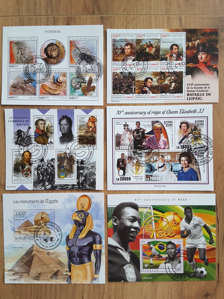 Monde - 243 blocs CTO modernes différents #4.3