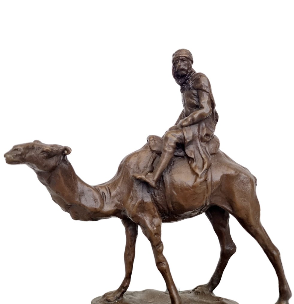 Figurine - Camel rider - Bronze, Marble #2.1