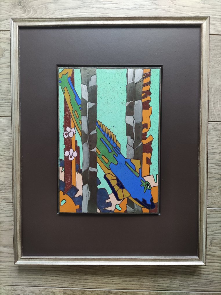 墙面装饰 - 法国 - Art Deco——海草中的鱼 #1.0