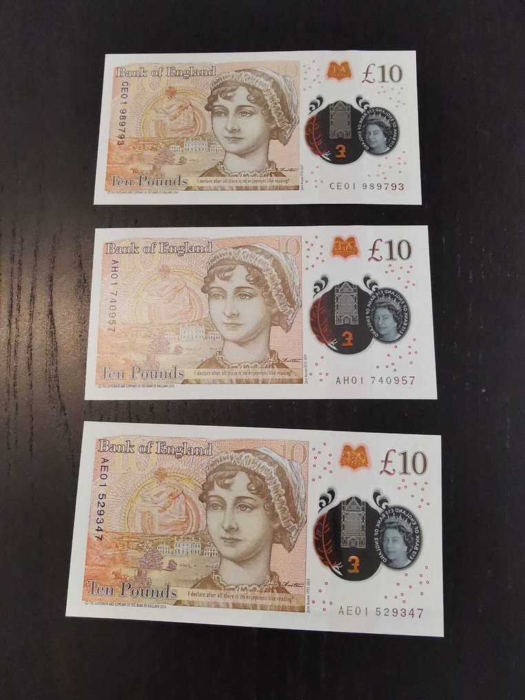 Marea Britanie. - 8 Banknotes - Various Dates (Fără preț de rezervă) #4.3