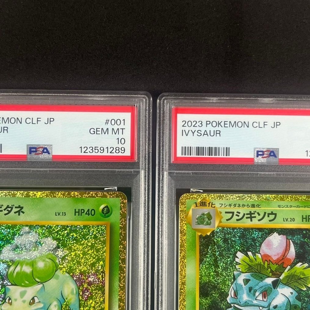 Pokémon - 3 Graded card - Bulbasaur, Ivysaur, Venusaur #001/032, #002/032, #003/032 - Consecutive Certification Numbers Foil - PSA 10 #2.1