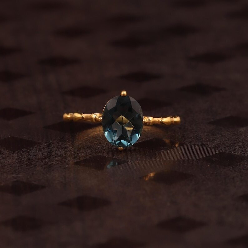 沒有保留價 - 訂婚戒指 銀 - 2.00ct. tw. 黃玉 - 复古黄玉戒指 #2.1