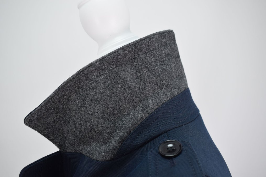 Burberry Brit Doublebreasted Navy Short - Coat #4.3