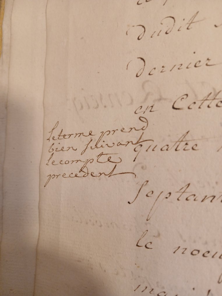 François Bonaventure Joseph Dumont - Compte et Renseignements (manuskript) - 1768-1775 #4.3