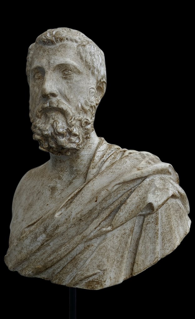 Sculpture, Busto Pertinace - 37 cm - poudre de marbre #3.2