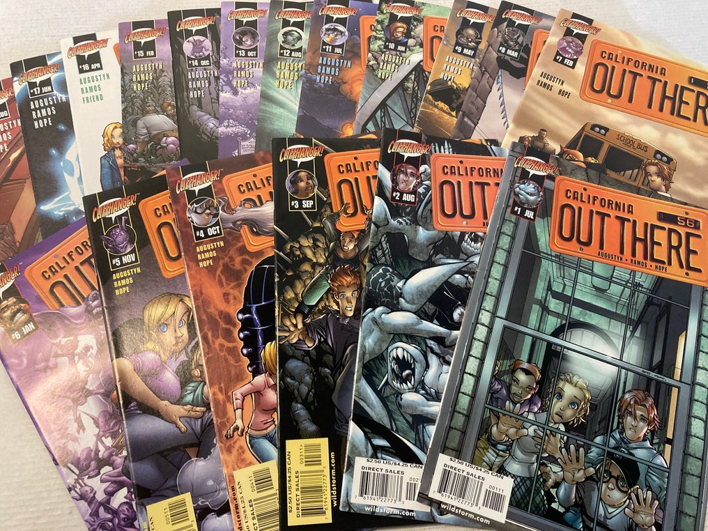Out There (2001 Series) # 1 / 18. Complete Series! No Reserve Price! - Featuring Humberto Ramos art! - 18 Complete series - Prima edizione - 2001/2003 #1.0