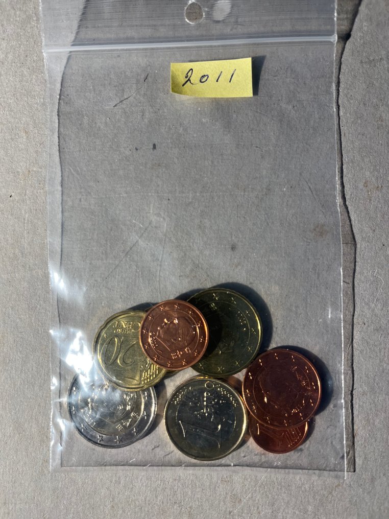 België. Series 1 Cent - 2 Euro 2004/2018 (5 series)  (Zonder minimumprijs) #2.1