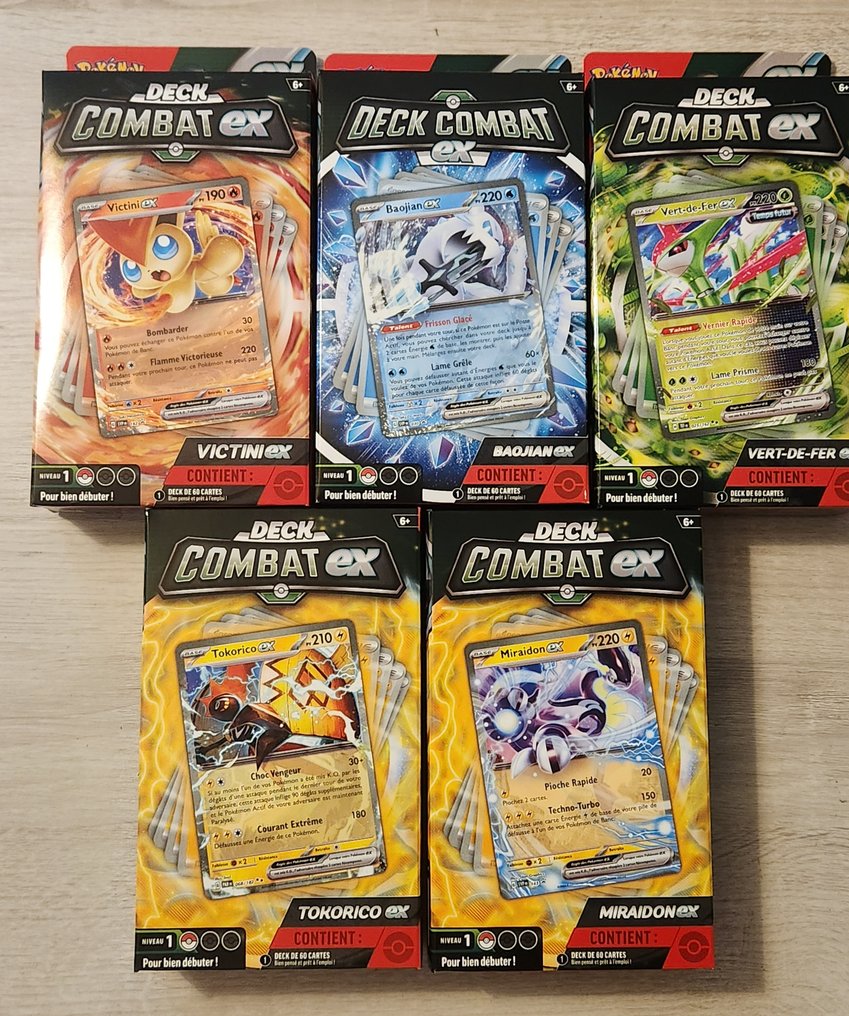 Pokémon - 5 Box - Deck Combat ex #1.0