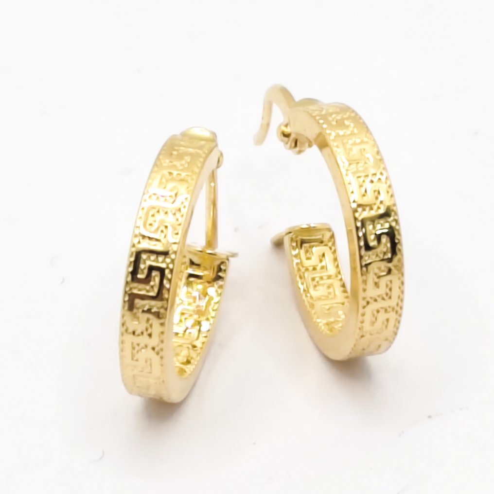 No reserve price - Earrings - 18 kt. Yellow gold #3.2