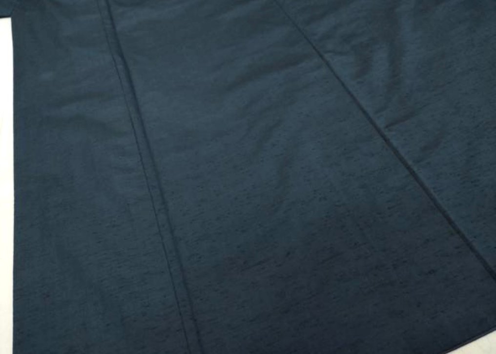 男士复古羽织与和服套装——靛蓝色 - 真丝 - 日本 - 20世纪 #2.1