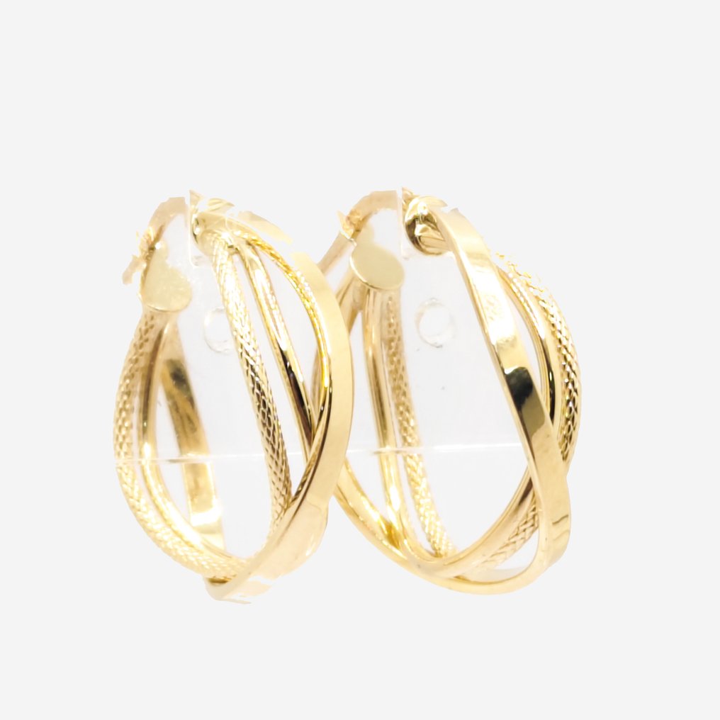 耳环 - 18K包金 黄金 #1.0