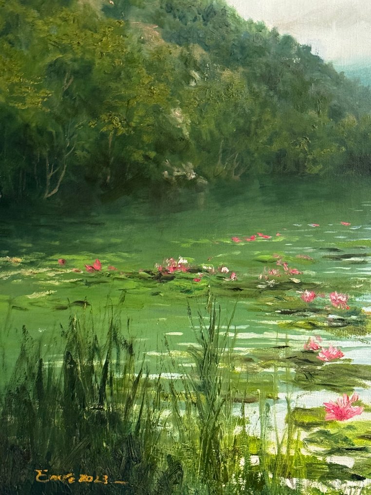 Naghme Hesari - Water Lily Landscape #1.0
