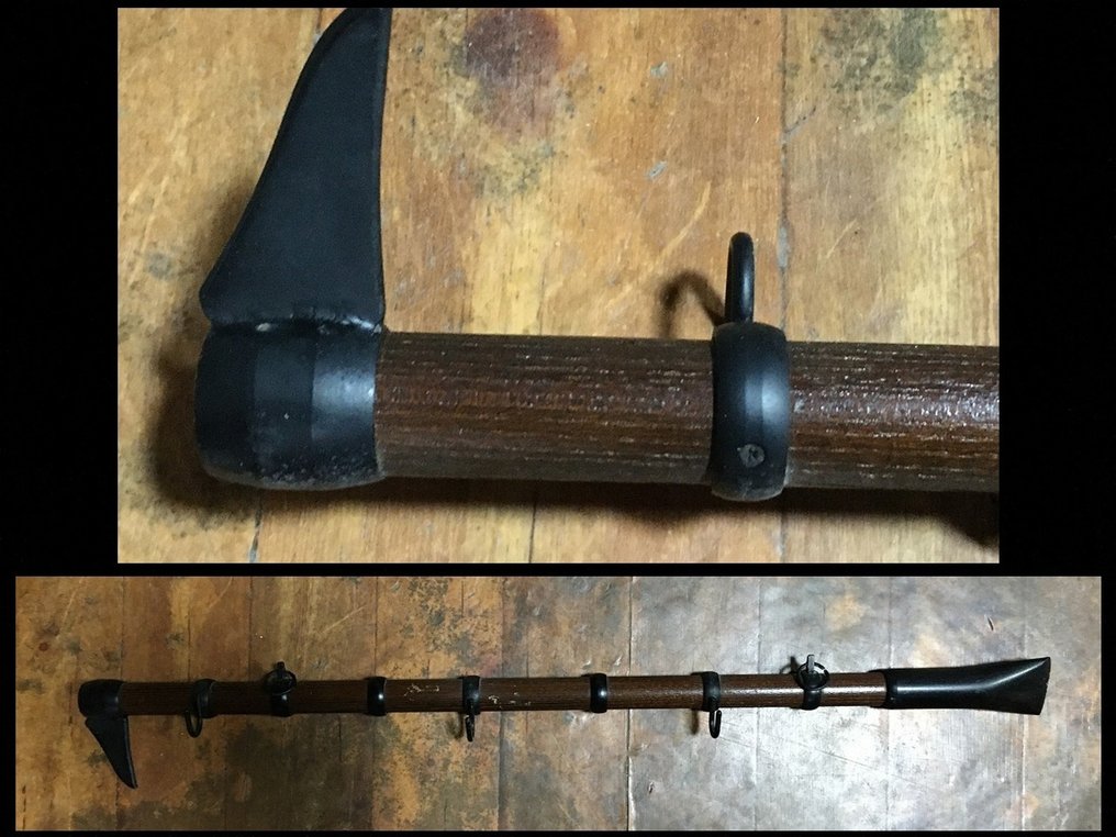 鳶口 Tobiguchi - 雕像 木, 金屬 - 日本  (沒有保留價) #1.0