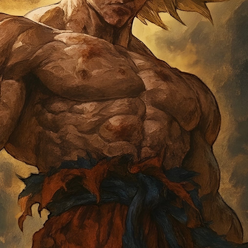 Makayhos - [Canvas XL] Goku – The Saiyan Fury #4.3