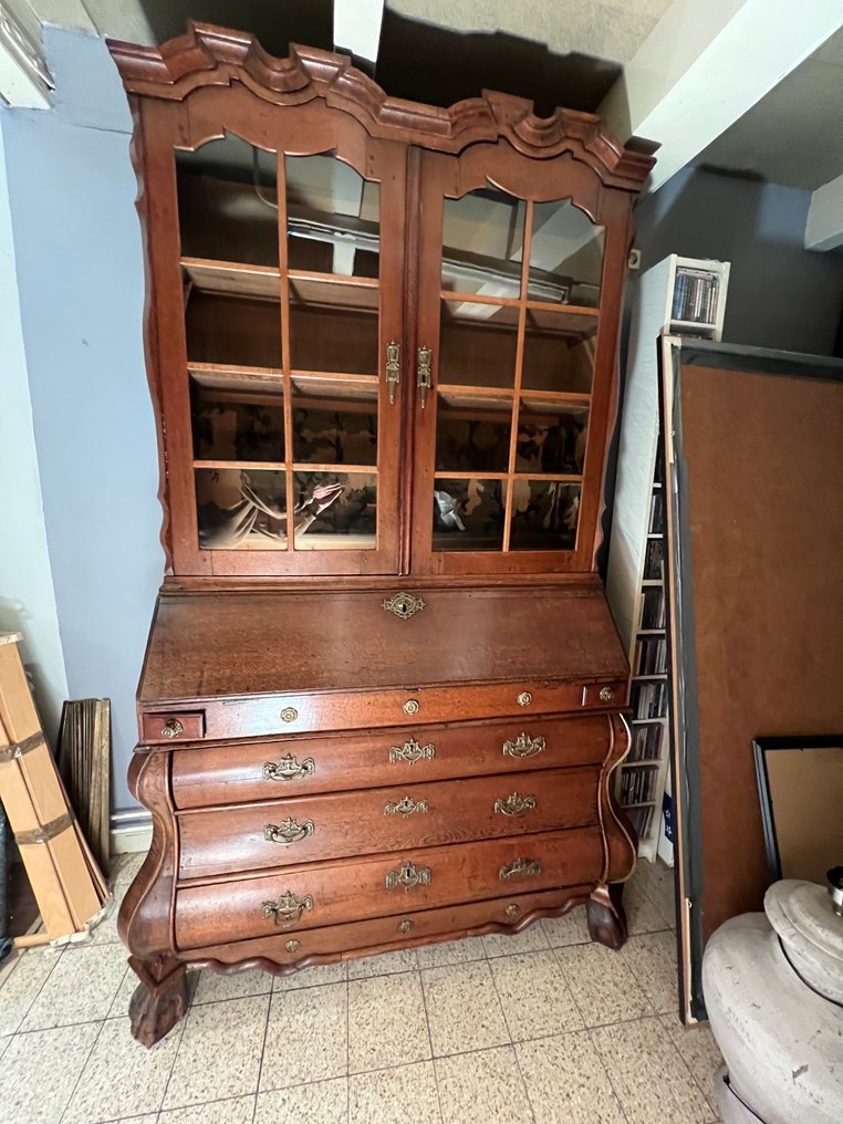 Kabinet - Hout - bureau vitrine #3.2