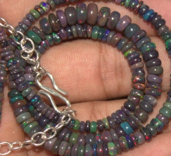 Opal Colier AAA+ Black Fire- 10 g - (1) #3.2